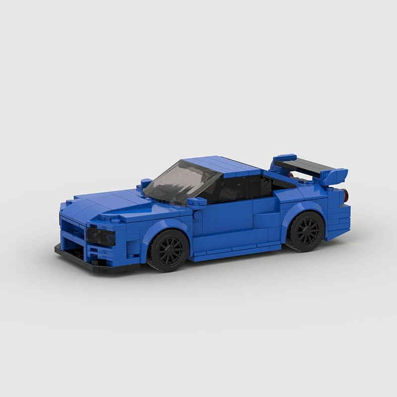 MOC-Nissan R34 Skyline; Construa uma Lenda JDM, Godzilla!