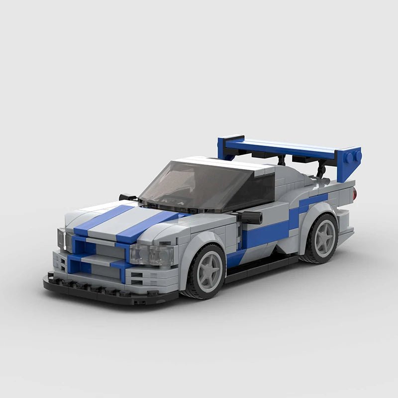 MOC - Nissan Skyline GT - R R34 de V&F; Construa um ícone de uma geração GEARHEAD! - Dr34mGH