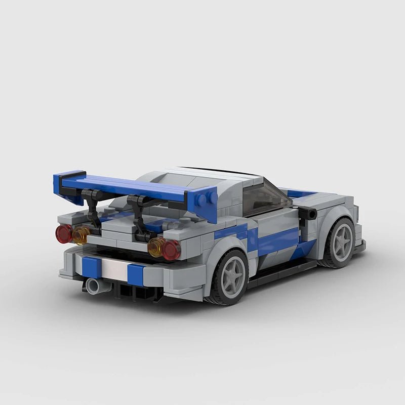 MOC - Nissan Skyline GT - R R34 de V&F; Construa um ícone de uma geração GEARHEAD! - Dr34mGH