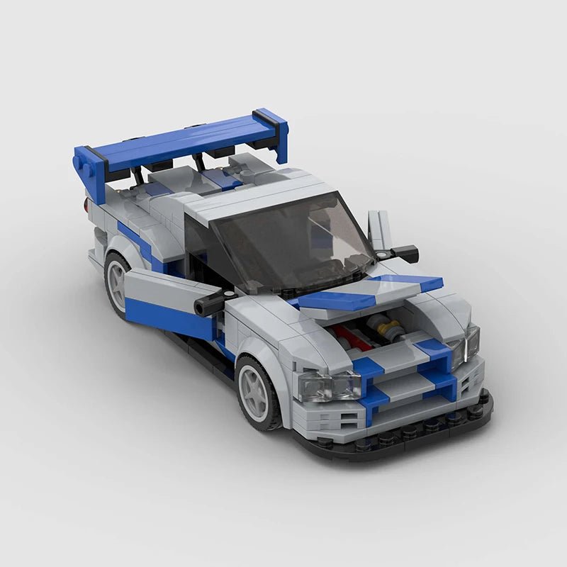 MOC - Nissan Skyline GT - R R34 de V&F; Construa um ícone de uma geração GEARHEAD! - Dr34mGH